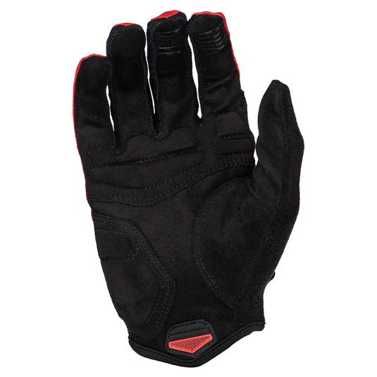 Lizard Skins Monitor Traverse, Full Finger Gloves, Crimson Red, XS, Pair