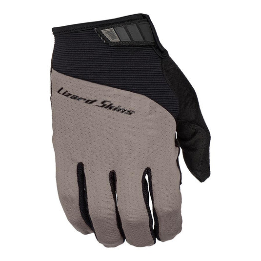 Lizard Skins Monitor Traverse, Full Finger Gloves, Titanium Grey, XS, Pair