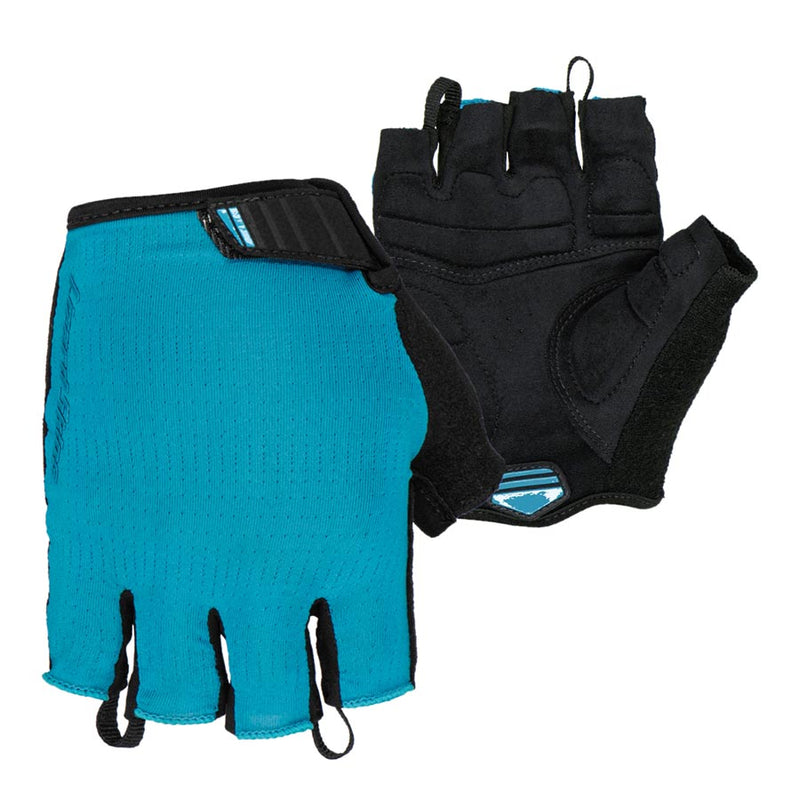 Load image into Gallery viewer, Lizard Skins Aramus Apex Short Finger Gloves, Polar Blue, XS, Pair
