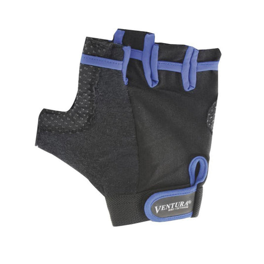 Ventura Touch Gloves Short Finger Gloves, Blue, M, Pair