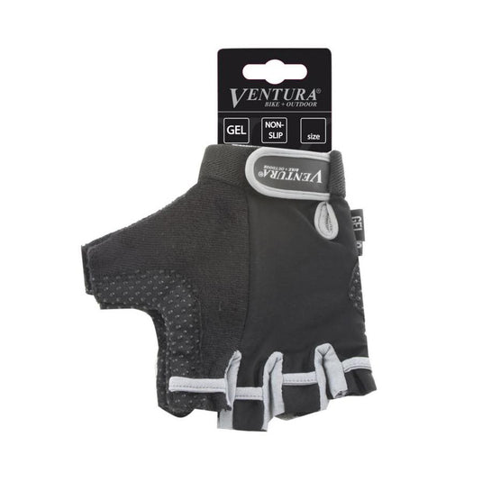 Ventura Touch Gloves Short Finger Gloves, Gray, M, Pair