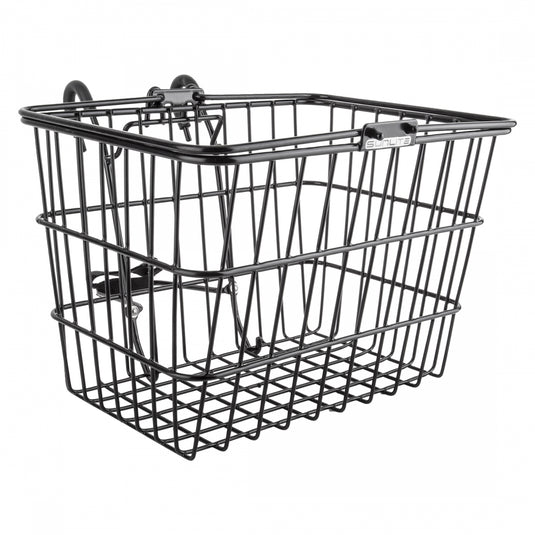 Sunlite-Standard-Lift-Off-Basket-Basket-Black-Steel-BSKT0265-Bicycle-Baskets