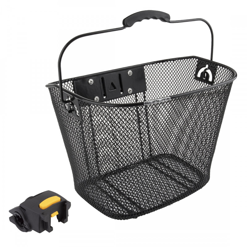 Load image into Gallery viewer, Sunlite-QR-Mesh-Basket-Basket-Black-Steel-Mesh-BSKT0269-Bicycle-Baskets
