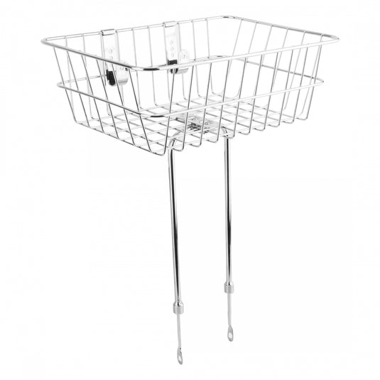 Sunlite-Medium-Basket-Basket-Silver-Steel-BSKT0276-Bicycle-Baskets