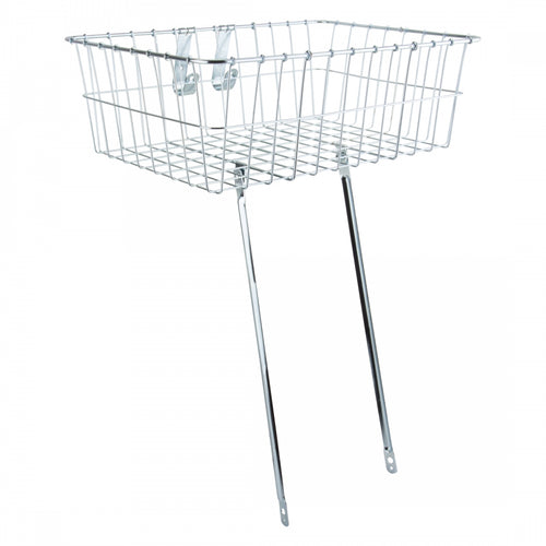 Wald-Products-139-Front-Basket-Basket-Silver-Steel-BSKT0272-Bicycle-Baskets