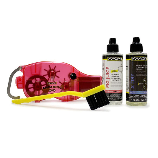 Pedro's Pig Pen II Drivetrain Maintenance Kit with Gear Brush Degreaser Lube