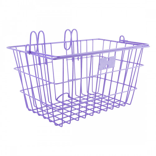 Sunlite-Lift-Off-Front-Basket-Basket-Purple-Steel-BSKT0334-Bicycle-Baskets