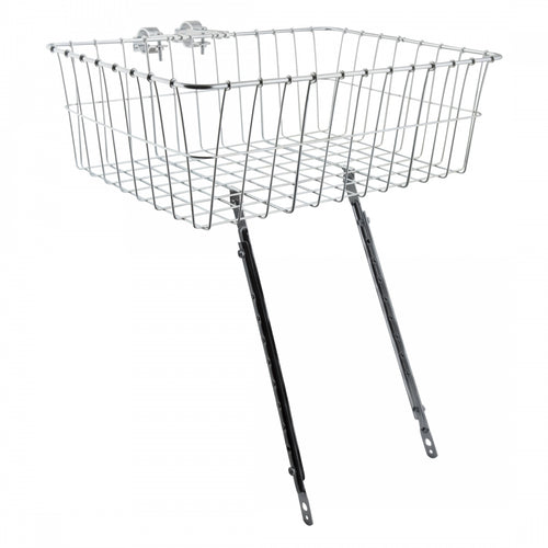 Wald-Products-1372-1392-Multi-Fit-Front-Basket-Basket-Silver-Steel-BSKT0338-Bicycle-Baskets