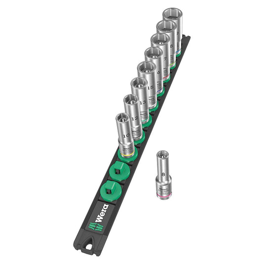 Wera 8790 HMB : Metric 3/8'', : 8,10,12,13,15,16,17,18,19mm, Set