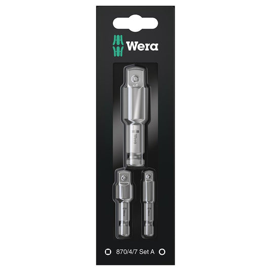 Wera 870/4/7 SET A SB 1/4'' Hex, Set