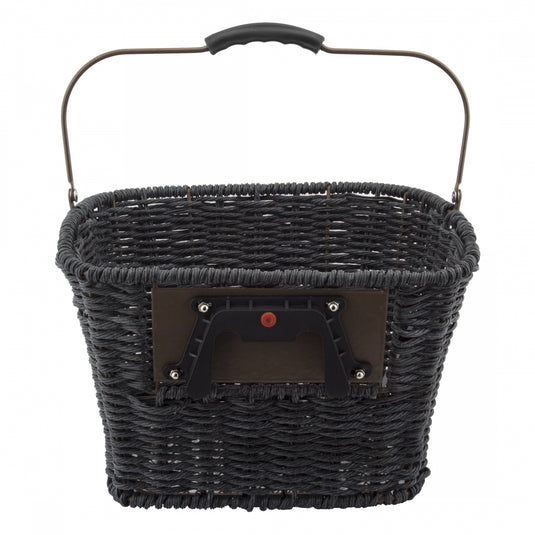 Sunlite Synthetic Wicker QR Basket Grey Wicker 13.5x10.25x10.25`