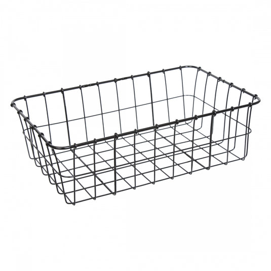 Wald-Products-No-Hardware-Basket-Basket-Black-Steel-BSKT0489-Bicycle-Baskets