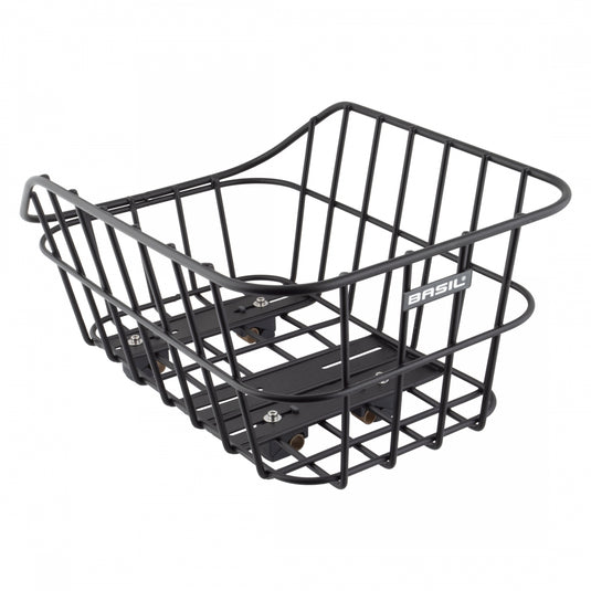 Basil-Cento-WSL-Alu-Basket-Basket-Black-Alloy-BSKT0511-Bicycle-Baskets