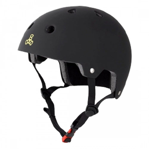 Triple-Eight-Dual-Certified-X-Small-Small-18.9-to-21.3inch-(48-to-54-cm)-Half-Face-Eps-Liner-Adjustable-Fitting-Black-HLMT2601-Bicycle-Helmets