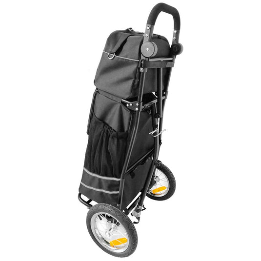 M-Wave Stalwart Shop 2 Bike Shopping Bag Trailer