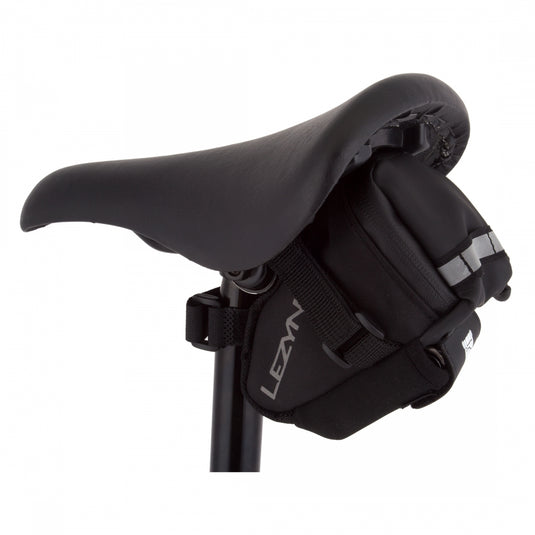 Lezyne M-Caddy Loaded Black 5.1x2.4x3.1in Velcro Straps