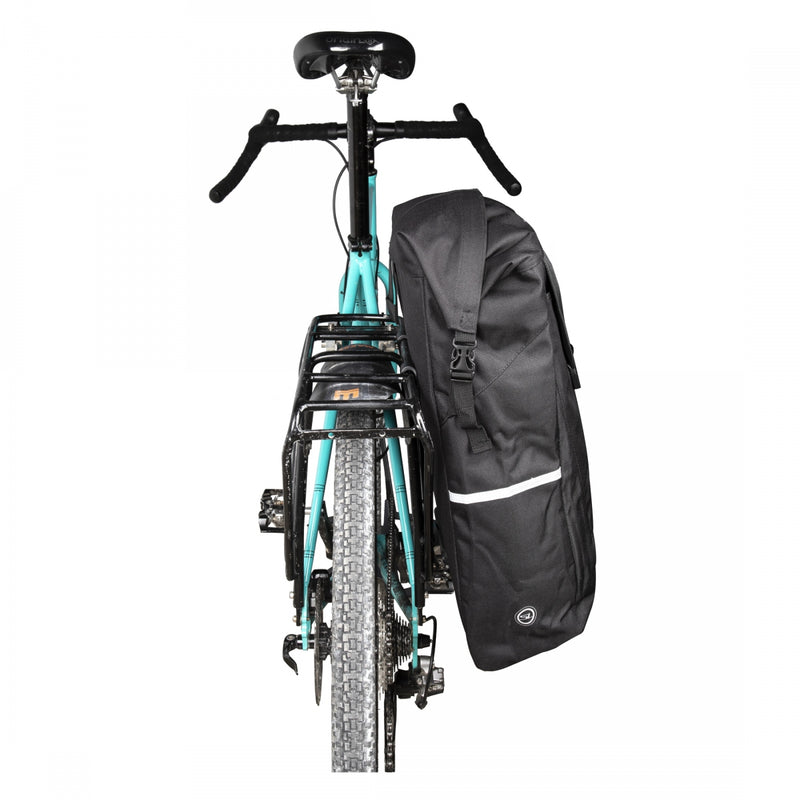 Load image into Gallery viewer, Sunlite Traveler Pannier Bag Black 11.8x5.5x18.1in Hook-On
