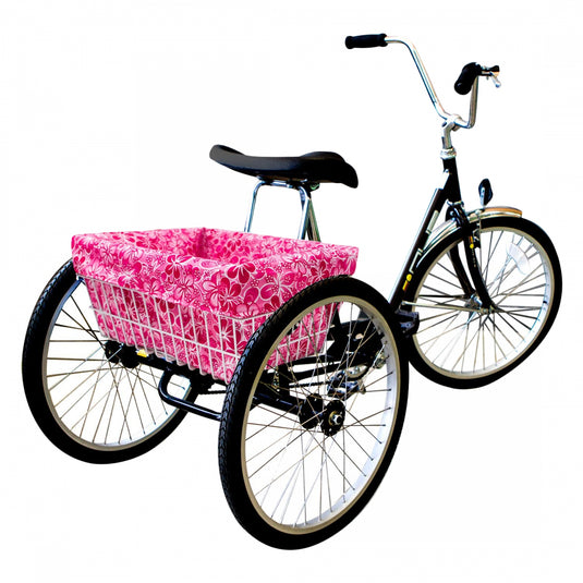 Cruiser Candy Style Up Trike Basket Liner Pink Hawaiian Trike