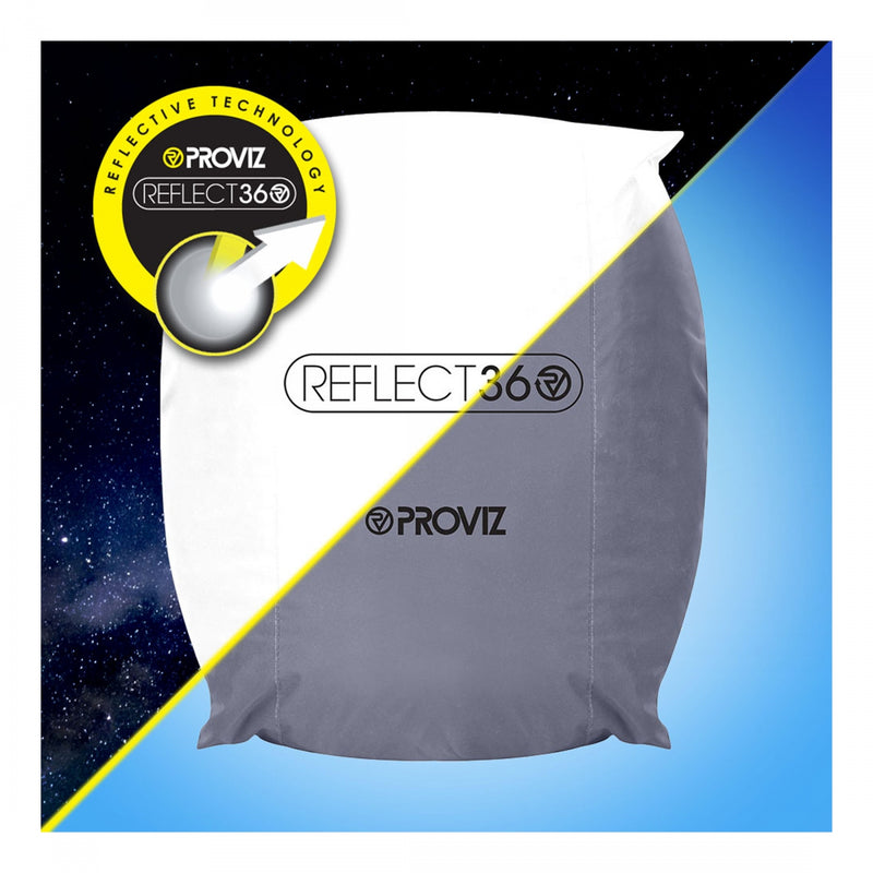 Load image into Gallery viewer, Proviz Reflect360 Waterproof Pannier Cover Reflective Grey Cover Only
