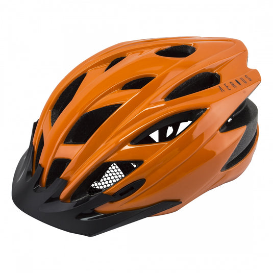 Aerius-Raven-Large-X-Large-22-3-4inch-to-24inch-(58-to-61-cm)-Half-Face-Head-Lock-Retention-System-Detachable-Visor-Removable-Washable-Pad-System-Orange-HLMT2675-Bicycle-Helmets