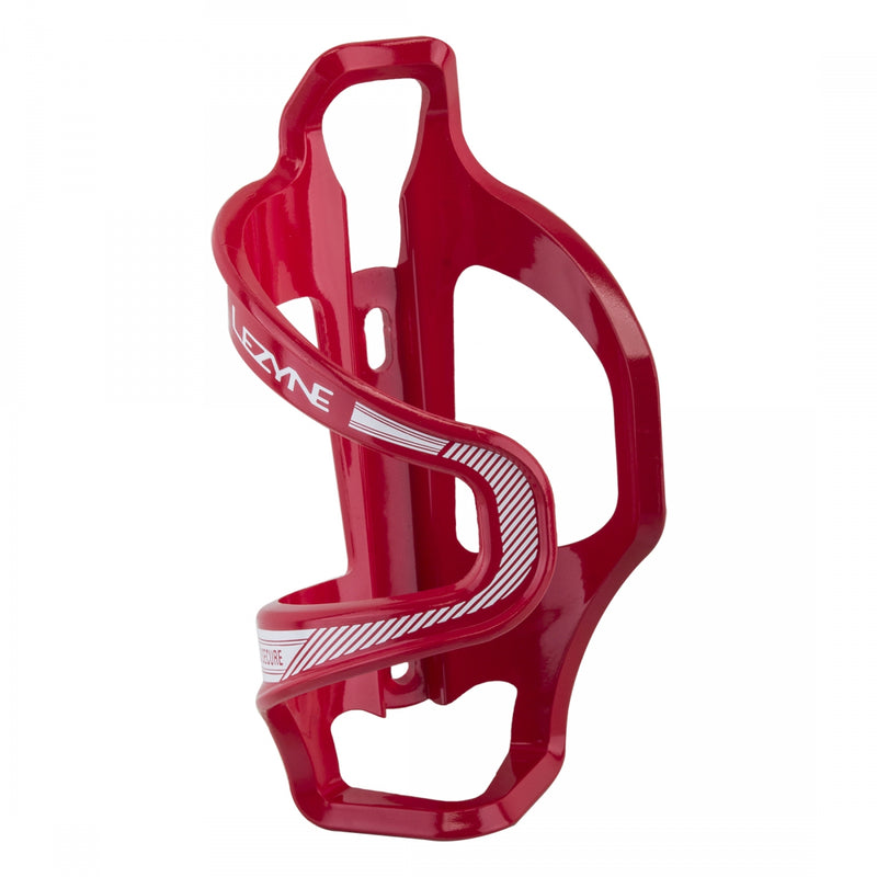 Load image into Gallery viewer, Pack of 2 Lezyne Flow Cage SideLoader Right Entry, Enhanced Graphics, Red
