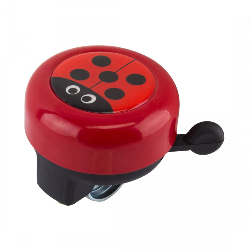 Load image into Gallery viewer, Sunlite 54mm Alloy Ringer Bell Lady Bug Red Lever
