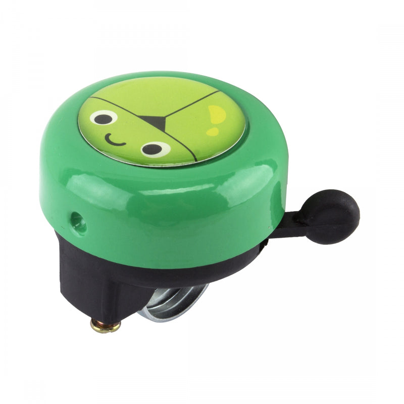 Load image into Gallery viewer, Sunlite 54mm Alloy Ringer Bell Beetle Green Lever
