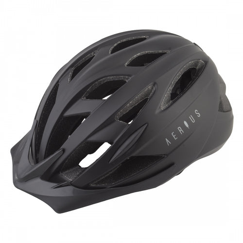 Aerius-Tyto-Large-X-Large-22-3-4-to-24inch-(58-to-61-cm)-Half-Face-Adjustable-Fitting-Visor-Washable-Pad-System-Matte-Black-HLMT2714-Bicycle-Helmets