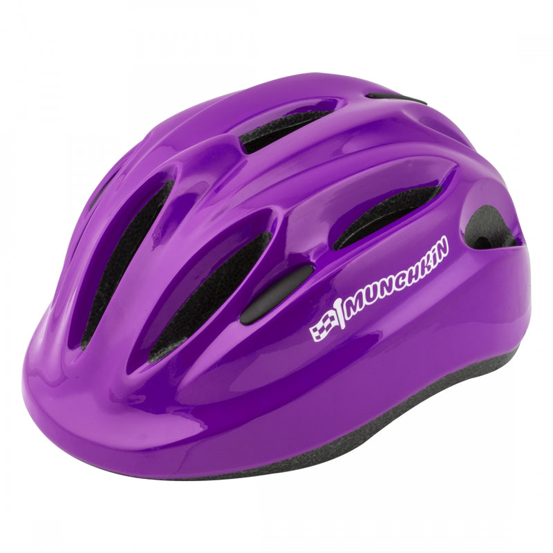 Load image into Gallery viewer, Munchkin-Munchkin-Spiffy!-Helmet-Small-18-3-4-to-20-1-2inch-(48-to-52-cm)-Half-Face-Dial-Adjust-Fit-System-Adjustable-Fitting-Washable-Heat-Sealed-Pads-Purple-HLMT2724-Bicycle-Helmets
