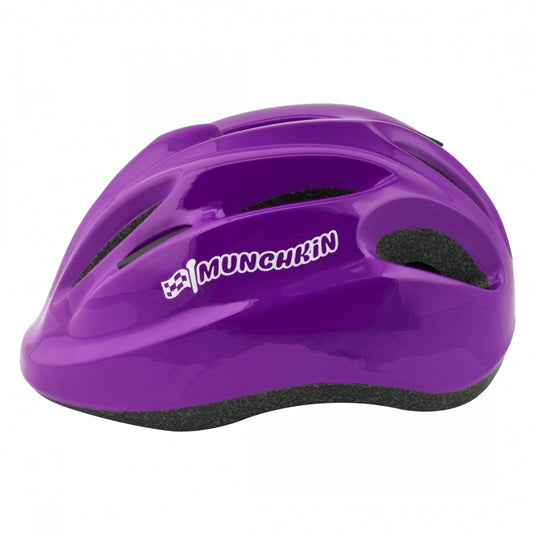 Munchkin Spiffy! Youth Helmet In-Mold Tri-Glide Dial Fit Purple Medium (54-58cm)