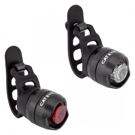 Cateye-Combo-ORB-Rechargeable-SL-LD160RC-F-SL-LD160RC-R-Headlight-&-Taillight-Set-Flash-LGST0147