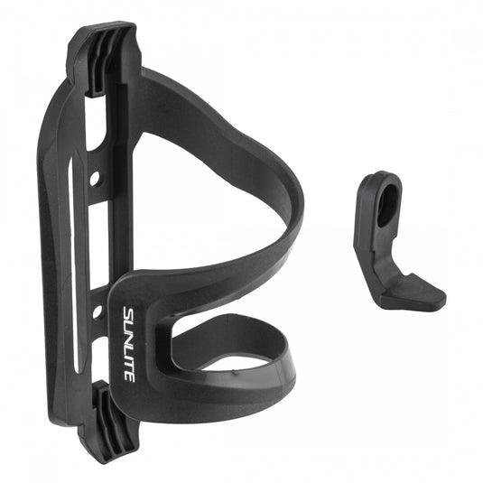 Sunlite Flipper Side Load Water Bottle Cage Black | Braze-On Mount Universal