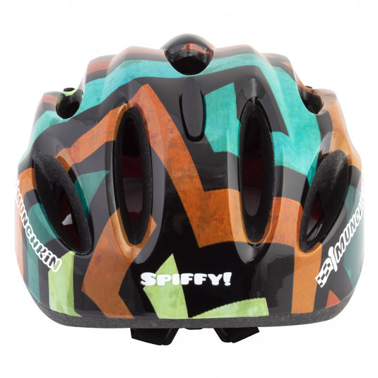 Munchkin Spiffy! Youth Helmet In-Mold Tri-Glide Dial Fit Zigzag Medium (54-58cm)