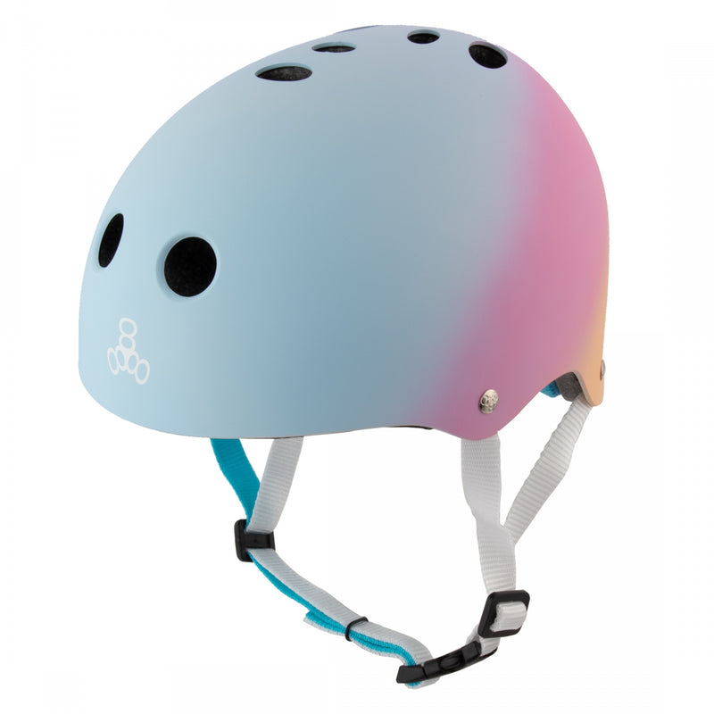 Load image into Gallery viewer, Triple-Eight-The-Certified-Sweatsaver-X-Small-Small-20-to-21-1-4inch-(51-to-54-cm)-Half-Face-Adjustable-Fitting-Sunset-Fade-HLMT2735-Bicycle-Helmets
