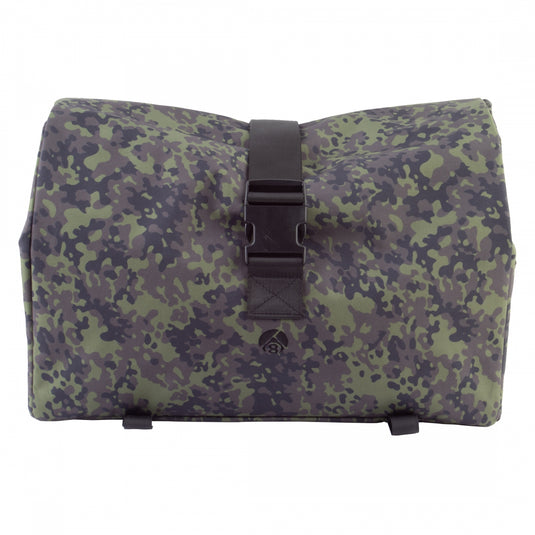 Origin8 Rush Messenger Flat Rack Pack Camo 18.2inx11.2inx19in Velcro Straps