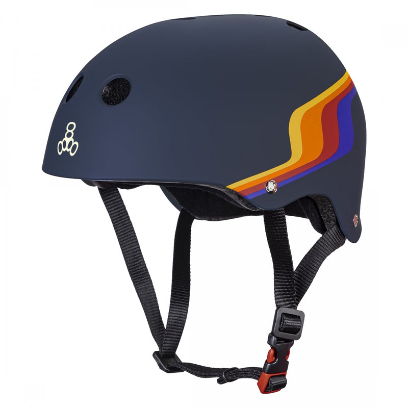 Load image into Gallery viewer, Triple-Eight-The-Certified-Sweatsaver-X-Small-Small-20-to-21-1-4inch-(51-to-54-cm)-Half-Face-Adjustable-Fitting-Pacific-Beach-Blue-HLMT4964-Bicycle-Helmets
