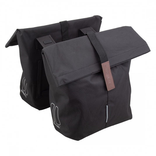 Basil-City-Double-Pannier-Bag-Panniers-Reflective-Bands-PANR0236-Road-Touring-Panniers