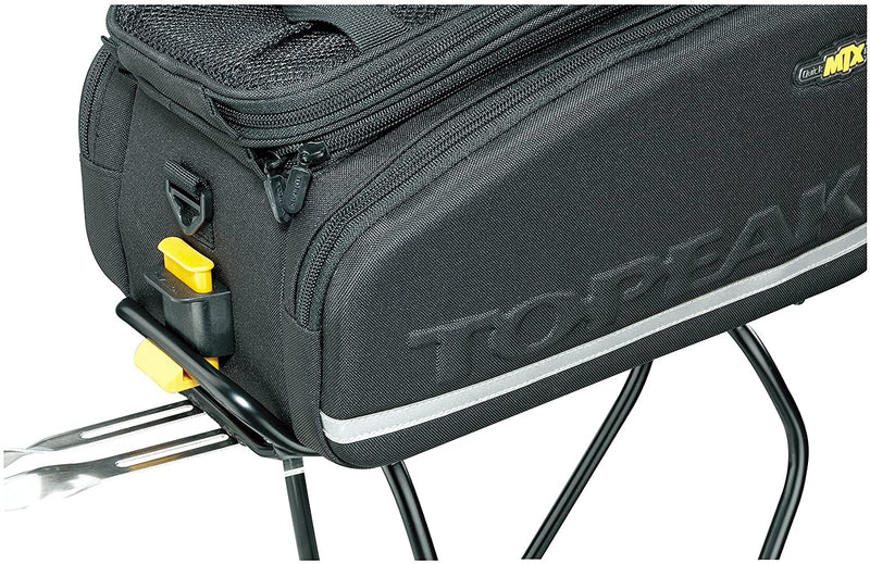 Load image into Gallery viewer, Topeak MTX TrunkBag DXP Rack Bag with Expandable Panniers: 22.6 Liter, Black
