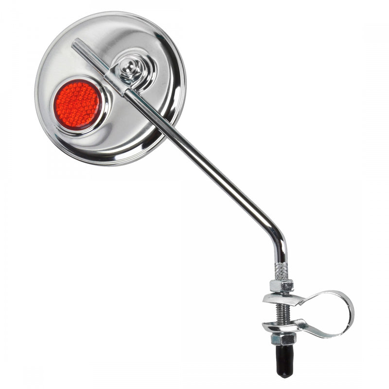 Load image into Gallery viewer, Sunlite Round Mirror Red Reflector Bolt-on
