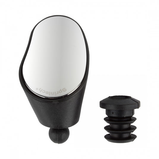 Sprintech Dropbar Mirror Single Black Wide Field Of View Adjustable