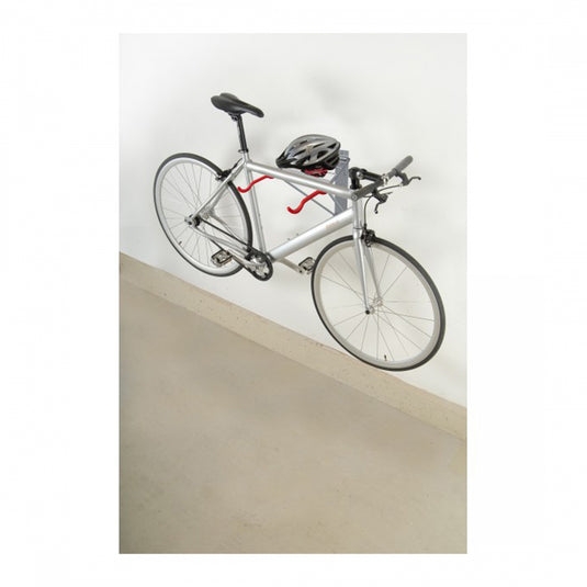 Delta Two Bike Wall Mount Rack with Shelf: Holds Two Bikes