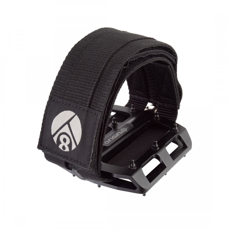 Load image into Gallery viewer, Origin8 Pro Grip II Foot Straps Black Anti-Slip Tension Design
