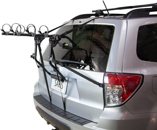 Saris Guardian 3-Bike Black, Toptube Mounted, American Made Bicycle Car Rack