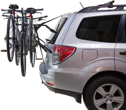 Saris Guardian 3-Bike Black, Toptube Mounted, American Made Bicycle Car Rack