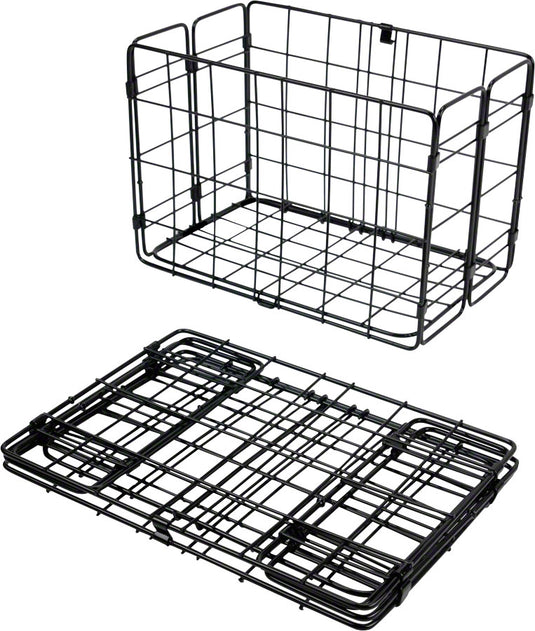 Wald-Folding-Rear-Mount-Basket-Black-Steel-BG0023-Bicycle-Baskets