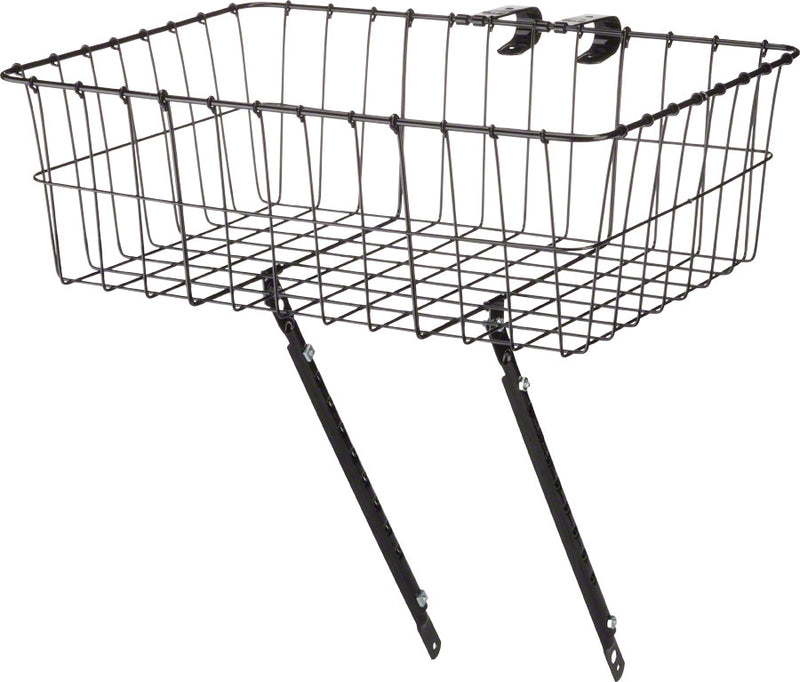 Load image into Gallery viewer, Wald-Front-Mount-Basket-Black-Steel-BG0062-Bicycle-Baskets
