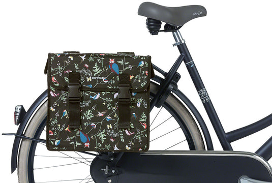 Basil Wanderlust Double  Pannier - 35L, Charcoal