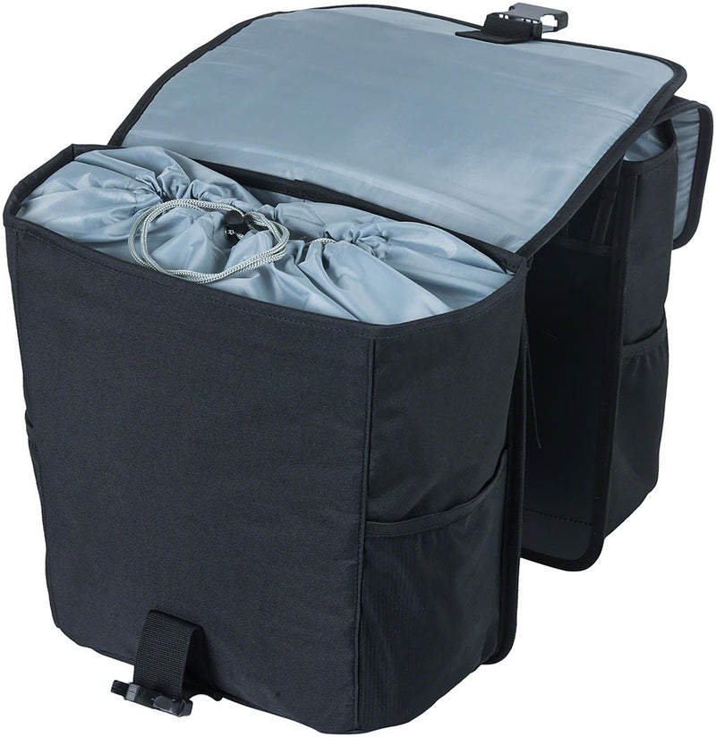 Load image into Gallery viewer, Basil Go Double  Pannier - 32L, Black
