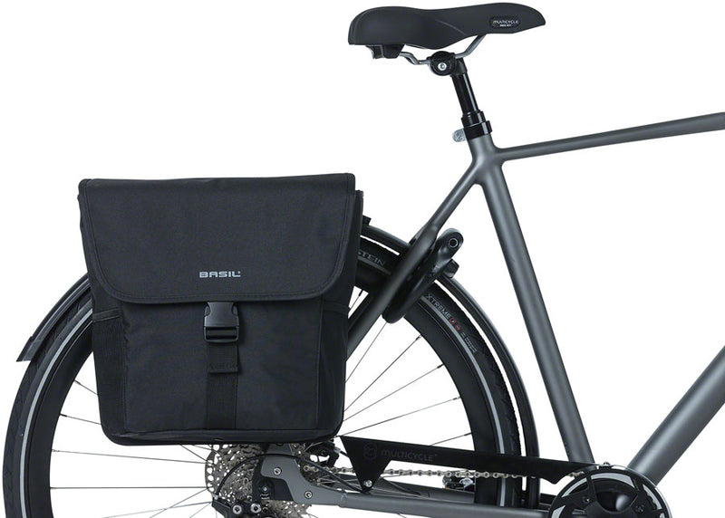 Load image into Gallery viewer, Basil Go Double  Pannier - 32L, Black
