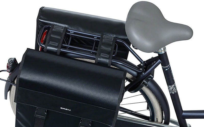 Load image into Gallery viewer, Basil Go Double  Pannier - 32L, Black
